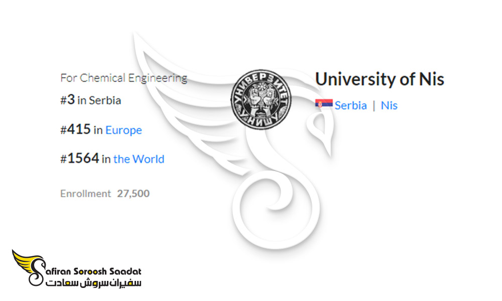 سومین دانشگاه برتر صربستان برای تحصیل مهندسی شیمی