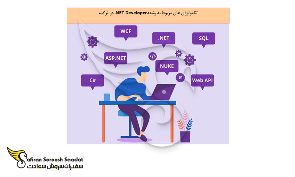 تکنولوژی های مربوط به NET Developer. در ترکیه